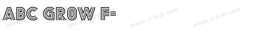 ABC Grow f字体转换